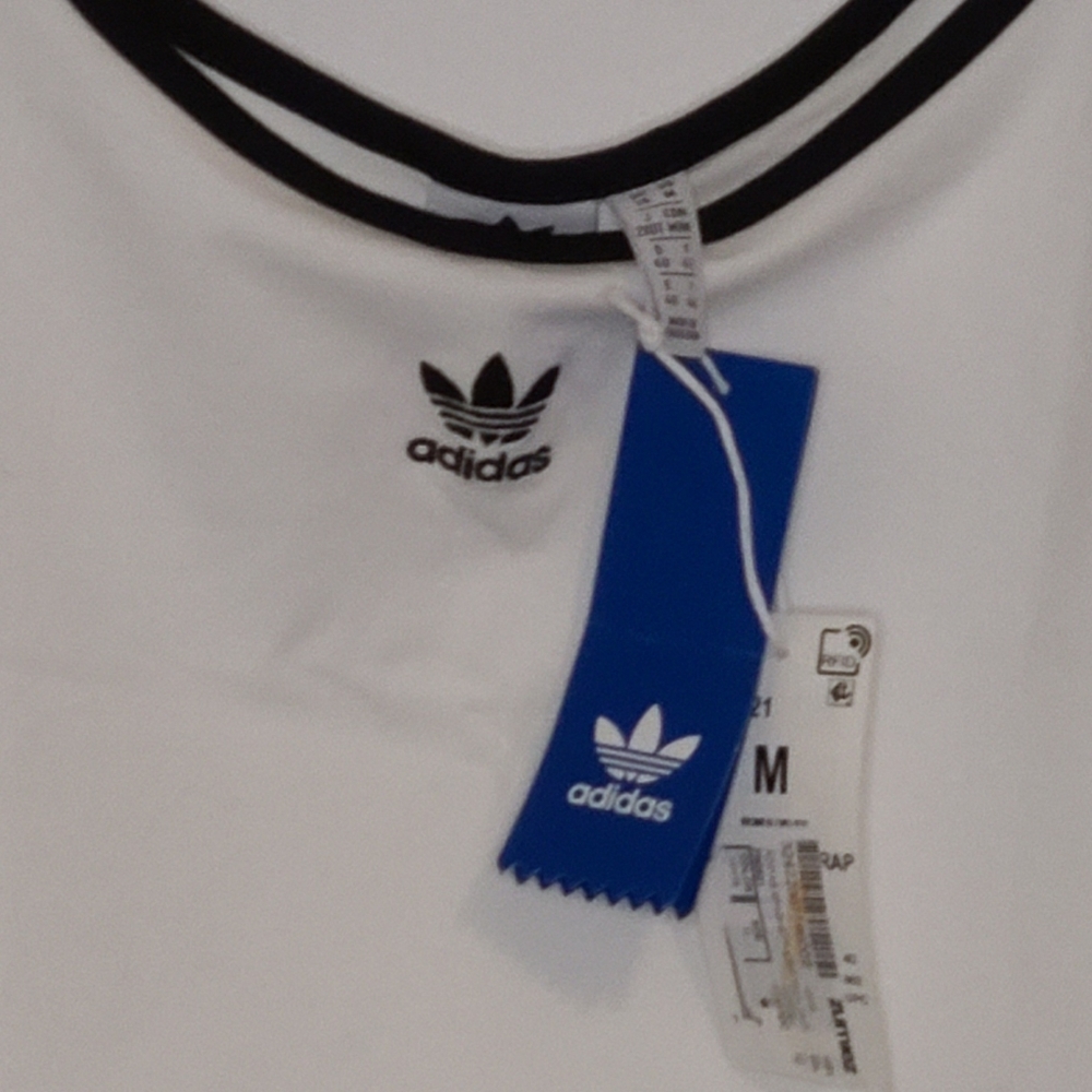 Adidas Spaghetti Strap Cropped Top M, XL NWT - Picture 4 of 6